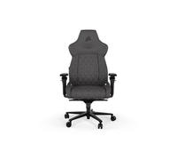Corsair TC500 Luxe Fauteuil Gaming - Tissu Respirant de Qualité Supérieure - Sièges Larges - Accoudoirs Réglables dans Cinq Directions - Support Lombaire Réglable - Ombre