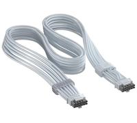 Corsair Câble PCIe 5.1 ThermalProtect 600W 12V-2x6 Protection OTP Blanc