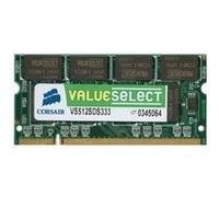 CORSAIR Value Select - DDR2 - module - 1 Go - SO DIMM 200 broches - 667 MHz / PC2-5300 - mémoire sans tampon - non ECC
