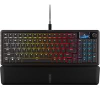 CORSAIR Vanguard 96 Clavier Gaming Mécanique Filaire - Noir | QWERTY US, disposition 96 %, commutateurs linéaires plasma MLX, interrogation 8000 Hz, écran LCD, pont de flux virtuel