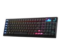 Corsair VANGUARD AIR 99 Wireless Low-Profile Clavier Gaming Optique-Mécanique RGB - QWERTY UK, Disposition à 99%, Commutateurs OPX, Hyperpolling 8000Hz, Intégration StreamDeck, Flashtap SOCD - Noir