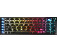 Corsair Vanguard AIR 99 Clavier de jeu RVB optique et mécanique sans fil à profil bas - QWERTY US, disposition 99 %, commutateurs OPX, hyper-polling 8000 Hz, intégration de pont de flux, Flashtap SOCD
