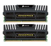 Corsair CMZ8GX3M2A1600C9 Vengeance 8GB (2x4GB) DDR3 1600 Mhz CL9 Mémoire pour ordinateur de bureau performante avec profil XMP. Noir