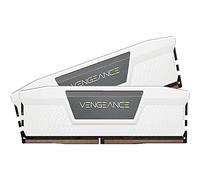 CORSAIR VENGEANCE DDR5 RAM 64Go (2x32Go) 5200MHz CL40 Intel XMP Compatible iCUE Mémoire d'Ordinateur - Blanc (CMK64GX5M2B5200C40W)