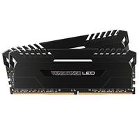 Corsair Vengeance LED - Kit de Mémorie Enthousiaste (16Go (2x8Go), DDR4, 2666MHz, C16, XMP 2.0) - Noir con Bleu LED