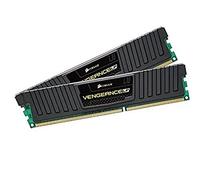 Corsair CML16GX3M2A1600C9 Vengeance LP 16GB (2x8GB) DDR3 1600 Mhz CL9 Mémoire pour ordinateur de bureau performante avec profil XMP. Noir