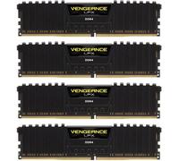 Corsair Mémoire vive Vengeance LPX 64 Go (4 x 16 Go) DDR4-2666 CL16 profil bas