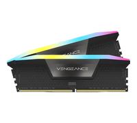 Corsair Mémoire RAM Vengeance RGB DDR5 32GB (2x16GB) 7200MT/s Intel XMP 1,45V Noir