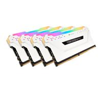Corsair Vengeance CMW32GX4M4C3600C18W, 32 Go, 4 x 8 Go, DDR4, 3600 MHz, 288-pin DIMM, Blanc