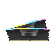 Corsair Kit mémoire Vengeance RGB 96GB (2x48) DDR5-6000 CL30-36-36-76 Noir