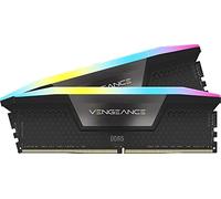 CORSAIR VENGEANCE RGB DDR5 RAM 64Go (2x32Go) 6600MHz CL32 Intel XMP Compatible iCUE Mémoire d'Ordinateur - Noir (CMH64GX5M2B6600C32)