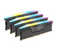 CORSAIR Vengeance RGB DDR5 RAM 64Go (4x16Go) 5600MHz CL36 AMD Expo Compatible iCUE Mémoire d'Ordinateur - Gris (CMH64GX5M4B5600Z36)