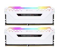 Corsair Mémoire de Bureau Vengeance RGB Pro 32 Go (2x16 Go) DDR4 3200 (PC4-25600) C16 - Blanche - CMW32GX4M2E3200C16W