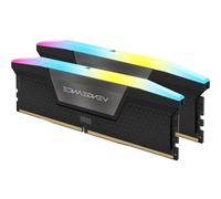 Corsair Vengeance RGB - Kit mémoire 64GB (2x32) DDR5-5600 CL40-40-40-77 noir