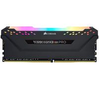 CORSAIR Vengeance RGB PRO - DDR4 - kit - 32 Go: 2 x 16 Go - DIMM 288 broches - 4000 MHz / PC4-32000 - CL18 - 1.35 V - mémoire sans tampon - non ECC - noir