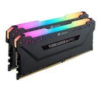 CORSAIR Vengeance RGB PRO - DDR4 - kit - 32 Go: 2 x 16 Go - DIMM 288 broches - 3200 MHz / PC4-25600 - CL16 - 1.35 V - mémoire sans tampon - non ECC - noir