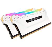 Corsair Vengeance RGB PRO - Kit de Mémorie Enthousiaste (sans mémoire intégrée) Eclairage LED RGB dynamique - Blanc