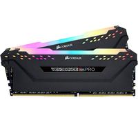 CORSAIR Vengeance RGB PRO - DDR4 - kit - 32 Go: 2 x 16 Go - DIMM 288 broches - 3200 MHz / PC4-25600 - CL16 - 1.35 V - mémoire sans tampon - non ECC - noir