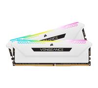 Corsair VENGEANCE® RGB PRO SL 32 Go (2 x 16 Go) DDR4 3200 MHz C16 - blanc