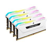 Corsair Vengeance RGB Pro SL 64 Go Mémoire RAM (4x16 Go) DDR4 3600 (PC4-28800) C18 1.35V - Blanche CMH64GX4M4D3600C18W
