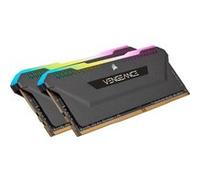 Memoire pc DDR4 - vengeance rgb pro sl - 16Go 2x8Go - 3200Mhz - cas 16 - Black CMH16GX4M2E3200C16 - Corsair