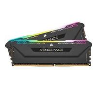 CORSAIR Vengeance RGB PRO SL - DDR4 - kit - 32 Go: 2 x 16 Go - DIMM 288 broches - 3600 MT/s / PC4-28800 - CL18 - 1.35 V - mémoire sans tampon - non ECC - noir - pour Komplett Office Micro R9 G