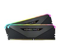 Kit Barrettes mémoire 32Go (2x16Go) DIMM DDR4 Corsair Vengeance RT RGB 3600Mhz (Noir)