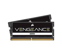 CORSAIR Vengeance SODIMM DDR5 RAM 64Go (2x32Go) Jusqu'à 5600MHz CL48-48-48-90 1.10V Intel XMP 3.0 Mémoire des Ordinateurs Portables - Noir (CMSX64GX5M2A5600C48)