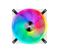 CORSAIR Ventilateur 140*140*25 QL140 RGB LED Fan WHITE, Single