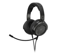 Corsair Virtuoso Pro Casque de Jeu Ouvert Filaire - Microphone Unidirectionnel Détachable - Conducteurs en Graphène de 50 mm - Réponse en Fréquence 20Hz-40 kHz - Carbone