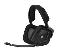 CORSAIR VOID RGB ELITE Casque de Jeu Sans Fil - Son Surround 7.1 - Microphone Omnidirectionnel - Oreillettes en Maille Microfibre - Portée Jusqu'à 40 Pieds - Compatible iCUE - PC, Mac, PS5 - Carbone