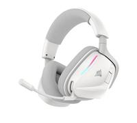Corsair Void v2 Casque de Jeu sans Fil avec Bluetooth pour PC, PS5, PS4, Switch et Mobile - Dolby Atmos, Multiplateforme sans Fil Double, Batterie Longue Durée, Chargement Rapide - Blanc