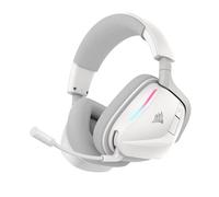 Corsair Void v2 Casque de Jeu sans Fil avec Bluetooth pour PC, PS5, PS4, Switch et Mobile - Dolby Atmos, Batterie 70 Heures, sans Fil Double, Chargement Rapide - Blanc