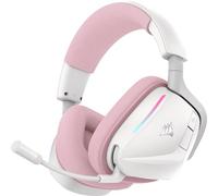 Corsair Void V2 Casque de Jeu sans Fil Bluetooth pour PC, PS5, PS4, Switch & Mobile - Dolby Atmos - Double Plateforme sans Fil - Longue durée de Vie de la Batterie - Charge Rapide - Rose