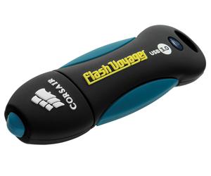 Corsair Voyager V2 lecteur USB flash 128 Go USB Type-A 3.2 Gen 1 (3.1 Gen 1) Noir, Bleu