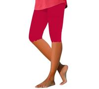 Corsaire Femme éTé Cycliste Femme Coton Ensemble Sport Jogging Ensemble Pantalon 3/4 éTé Avril Pantalon Equitation Short Coton Ete Yoga Legging 3D Luveon Anti Cellulite Legging Lycra
