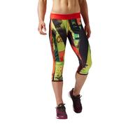 Corsaire Reebok CrossFit Chase Capri Primed rouge - Mixte - Running - Réversible - Doubleknit XS