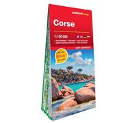 Comfort Map Carte Corse 1/150.000 grand format laminée