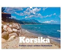 Corse - Couleurs d'une beauté sauvage (calendrier mural 2026 DIN A3 paysage) calendrier mensuel CALVENDO