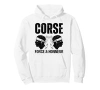 Corse Force Et Honneur Tête De Maure Identité Fierté Sweat à Capuche