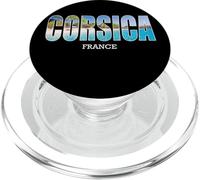 Corse France Etat Vacances Corse Ville Effet Vintage PopSockets PopGrip pour MagSafe
