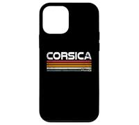 Corse France Retro Palm Sunset Tropical Beach Coque pour iPhone 12 Mini