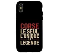 Corse Homme Humour Cadeau Humoristique Drôle Corsica Coque pour iPhone X/XS