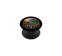Corse Superbe île Méditerranéenne Beauté PopSockets PopGrip Adhésif