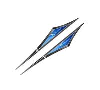 CoRser 2 pcs Insigne de Lame latérale, pour DS Spirit DS3 DS4 DS4S DS5 5LS DS6 DS7 Wild Rubis Voiture Métal Logo Autocollant Décoratifs Accessoires extérieurs Badge,B/Blue-Black