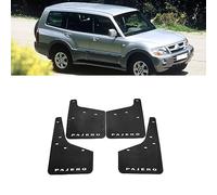 CoRser 4 Pièces Voiture Caoutchouc Bavettes, pour Mitsubishi Pajero 2004-2021 Avant Arrière Roue Protection Anti-Éclaboussures Garde-Boue Protection Accessoires