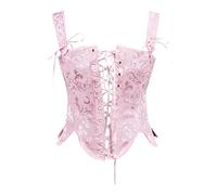 Corset Broderie Classique - Princesse Bustiers et Corsets Halloween Bustier Femme Pirate Medieval Serre Taille Medieval Femme Gothique Bustier Princesse Corset Sexy Corset Sexy pour Femme