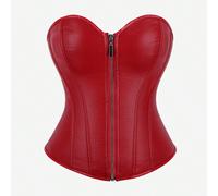 Corset buste avec fermeture éclair, corset gaine amincissante pour le dessus des vêtements ou le layering, costume punk, bal masqué, Halloween L,M,S,XL,XSUnicolorePolyuréthane