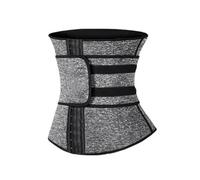 Corset de Compression Haute for Femme, Gaine Amincissante, Ventre Plat, Ceinture de Fitness(Single Belt Gray,L)