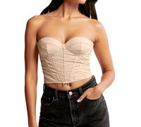 Corset Deguisement Femme Corset Sexy, Bustier Femmes Corsets Push-Up Dentelle Broderie Embroidered Classique Ventre Plat Grande Taille Robes De Soirée Halloween Costume Sexy